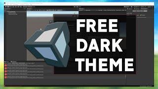 How to get Dark Skin/Theme in Unity Free/Personal