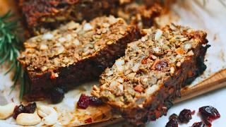 Smoky Christmas Nut Roast - Healthy & Vegetarian Christmas Dinner Recipe!