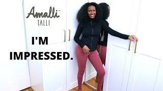 BEST Tall Workout Wear & Athleisure Wear I've Tried! | Amalli Talli Haul & Review