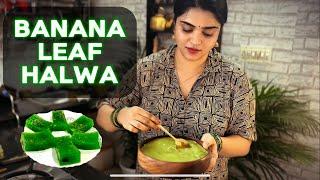 BANANA LEAF HALWA RECIPE | Nature Cooking | Mallu Vlogz