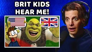 American Reacts to British Dubs!