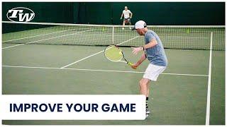 Improve Your Tennis with our Weekly Drill: Chip and Charge (take the net!)