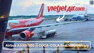 My first time flying Vietjet Air A330-300 || Hanoi to Hochiminh City || VN-A812 ||