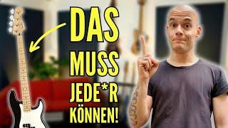 Die wichtigste Fähigkeit von Rock Bassist*innen