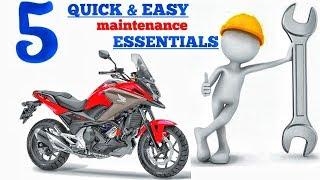 Honda NC 750X - 5 Quick&Easy Maintenance Essentials
