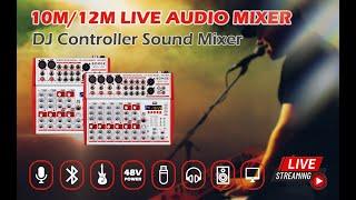 BOMGE 10 Channel 24 DSP usb Audio Mixer, 100V/240V
