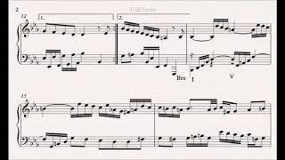 Classical piano composition - Allemande in c minor