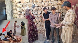 "Loving Hands: The Story of Agha Ruhollah and Agha Rashid Visiting a Girl with Cancer"