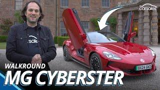 2024 MG Cyberster Walkround | First MG sports car in decades is an EV that aims at Porsche Boxster