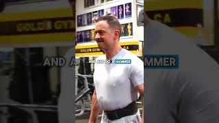 STOP Doing Hammer Curls Wrong! Charles Glass Shows the RIGHT Way! #charlesglass #goldsgym