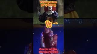 Pennywise vs Carrie white  #vsshort #edit #stephenking #pennywise #carriewhite #it #carrie #horror