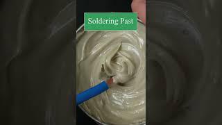 If using flux paste, apply a small amount to the area where the solder will be applied using a tooth