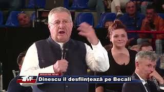 Dinescu îl desființează pe Becali