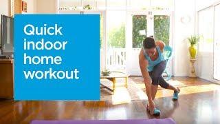 Home workout -  A quick indoor winter workout routine!