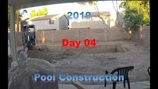 Pool Construction Day 04 Finish Excavation