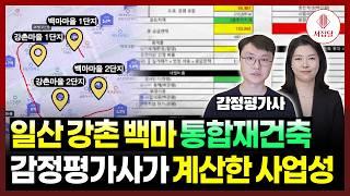 일산 백마강촌 통합재건축,  환급금이 3.6억 사실일까?