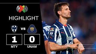 Monterrey 1-0 Pumas UNAM | Highlights & Goals | Liga MX 2024