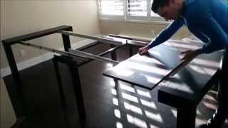Tiny Titan massive 14 Seat Dining Table Hides as Tiny Console | Expand Furniture