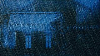 Calm Your Mind by Heavy Rain Sounds for Sleep & Thunderstorm on Metal Roof | Peaceful Sleep Solution