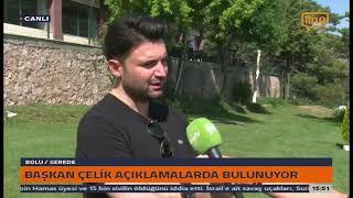 Bursapor Başkanı Enes Çelik açıklamalarda bulunuyor