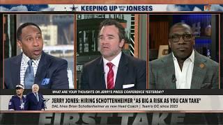 Stephen A. Smith is SAD!  'Jerry Jones has TAKEN THE FUN out of the Dallas Cowboys!' | First Take