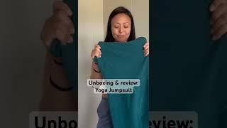 Yoga jumpsuit review: Beyond Yoga Uplevel Midi Jumpsuit #yoga #yogaclothing #yogaclothes #jumpsuit