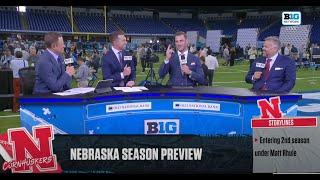 Coach Rhule joins the BTN set to talk 2024 Nebraska Football