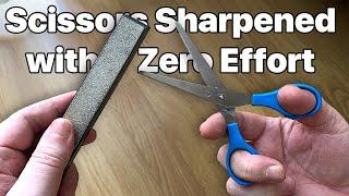   How to Scissors Sharpened with Zero Effort - Unbelievable Hack! DIY Lifehack Tips