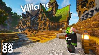 I Built a PERFECT CUSTOM VILLAGE in Minecraft Survival #88