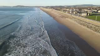 ABERAVON BEACH BY DRONE.