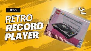 Lego 40699 Retro Record Player Gift With Purchase GWP!  Review and Build