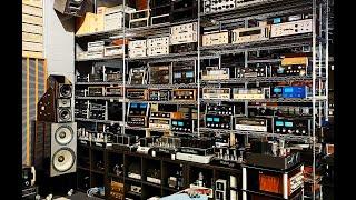 The Wall of McIntosh at SkyFi Audio, Vintage Audio Collection