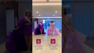 MISS OREGON LATINA DALHELY AGUILAR Y MISS TEEN OREGON LATINA NICOLE NARVAEZ