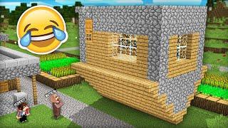 Я ЗАТРОЛЛИЛ ЖИТЕЛЯ ПЕРЕВЁРНУТЫМ ДОМОМ В МАЙНКРАФТ | Компот Minecraft