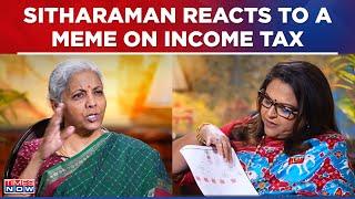 In Chat With Navika Kumar, Nirmala Sitharaman Reacts To Income Tax Meme On Social Media, Watch Video