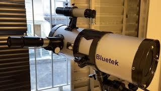 Primeiro dia: Telescópio Newtoniano Bluetek114mm