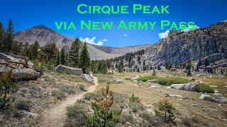 Cirque Peak, Eastern Sierra, via New Army Pass