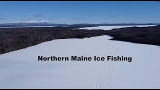 Northern Maine Ice Fishing | 2 Locations in 1 Day | Salmon + Splake + Perch