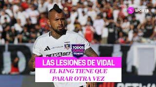  Las lesiones no sueltan a Arturo Vidal: otro golpe en su regreso  - Todos Somos Técnicos