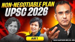 *NON NEGOTIABLE PLAN* - UPSC 2026 | To Get A RANK In TOP 100