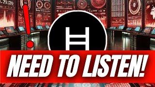 HEDERA (HBAR) WHAT'S GOING ON WITH THE PRICE RIGHT NOW ‼️ | LISTEN CLOSE | HBAR CRYPTO NEWS TODAY