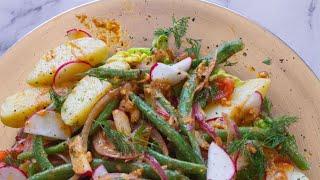 Delicious No-Mayo Spanish Potato Salad Recipe | Healthy & Easy Summer Salad Recipe!