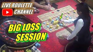  LIVE ROULETTE |  Watch Biggest LOSS In Las Vegas Casino  Light Session Exclusive  2023-08-17