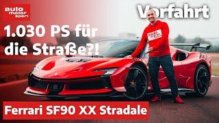 Ferrari SF90 XX Stradale: Steig mit uns in den Straßen-Rennwagen! Tracktest | auto motor und sport