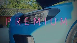 Premium Auto Styling Overlays | 2016 Hyper Blue Subaru WRX STI