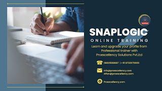 SnapLogic  Training | Become a SnapLogic Expert with Proexcellency Comprehensive Online Training