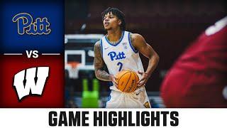 Wisconsin vs. Pitt Game Highlight | 2024-25 ACC Men's Basketball