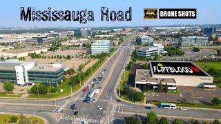 MISSISSAUGA ROAD  // Streets of Mississauga  //  4K Drone Shots  //  2021