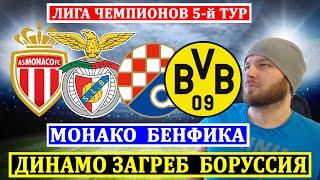 ДИНАМО ЗАГРЕБ БОРУССИЯ Д ПРОГНОЗ ● МОНАКО БЕНФИКА ПРОГНОЗЫ НА ФУТБОЛ ЛИГА ЧЕМПИОНОВ ОБЗОР МАТЧА