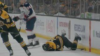 Nikita Zadorov Challenges Mathieu Olivier For Big Hit On Charlie McAvoy